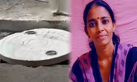 woman dies after feel in pit