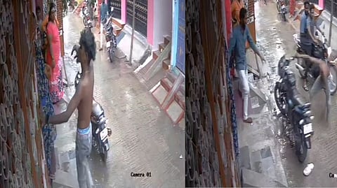 “அரைகுறை ஆடையில் ரகளை செய்த இளைஞர்” - இருசக்கர வாகனத்தால் தொடங்கிய தகராறு.. கஞ்சா போதையில் பெண்ணுக்கு கொலை மிரட்டல்!