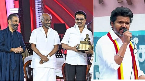 ஸ்டாலினுடன் கைக்கோர்த்த ரஜினி, கமல்.. 'தனி ஒருவனாக' உருவெடுக்கிறாரா விஜய்!