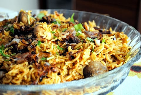 mushroombiryani