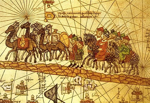 The Silk Road was a trade bridge that connected the East and West