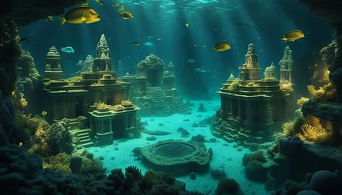 mysterious Atlantis city