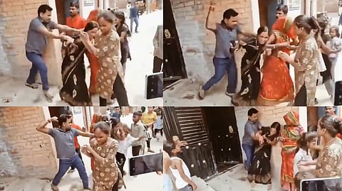 பாஜகவுக்கு வாக்களித்த மனைவியை சரமாரியாக தாக்கிய கணவர்… காங்கிரஸ் கட்சிக்கு ஆதரவளிக்க சொல்லி கொடுத்த டார்ச்சர்!