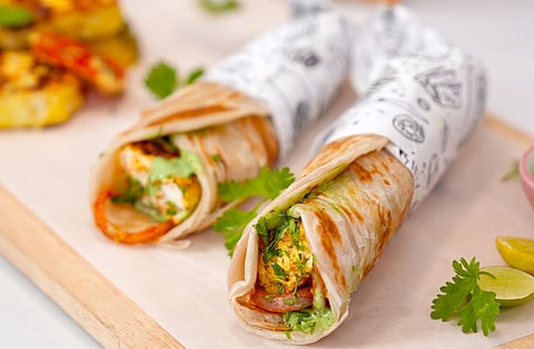 Paneer Tikka Roll