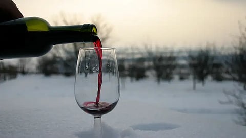 drink wine in cold place