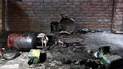 gas cylinder exploded in Muzaffarnagar