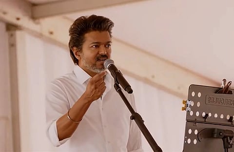 “அரசியல்வாதிகளுக்கு ஓபன் கேள்வி எழுப்பிய விஜய்” - மீண்டும் முதலமைச்சர் மீது சரமாரி விமர்சனம்… வேலூரில் பேசிய முழு உரை!