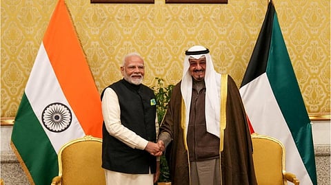 தொடரும் மேற்கு ஆசிய போர் பதட்டம்.. குவைத் பட்டத்து இளவரசருடன் மோடி கலந்துரையாடல்!