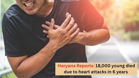 ஹரியானாவில் கடந்த 6 ஆண்டுகளில் 18,000 பேர் மாரடைப்பால் உயிரிழப்பு.. அதிர்ச்சி தரும் ரிப்போர்ட்!