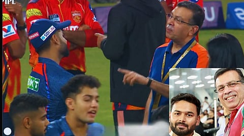 rishabh pant with sanjiv goenka