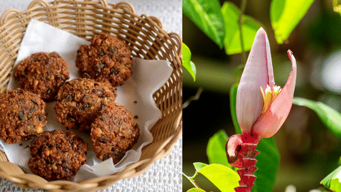 Vazhaipoo Vadai-Banana Flower Vadai