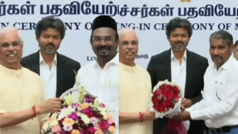 தமிழகத்தில் முதல் முறையாக கூட்டணி ஆட்சி! அமைச்சராக பதவியேற்ற வன்னி அரசு மற்றும் ஷாஜகான்