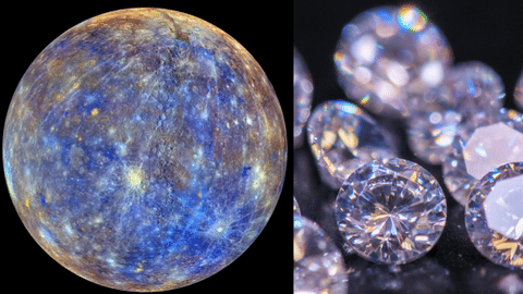Planets that pour diamonds