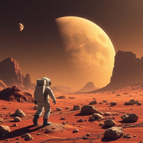 space travel in mars