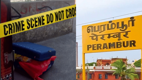 perambur railway station deadbody