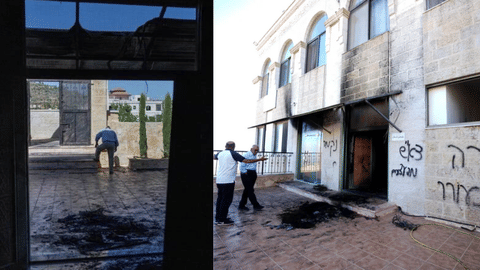 Mosques torched in west bank