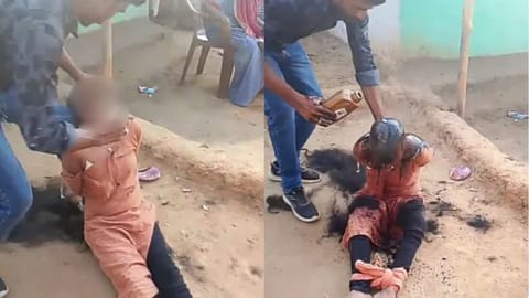 man beat his wife in chhattisgarh
