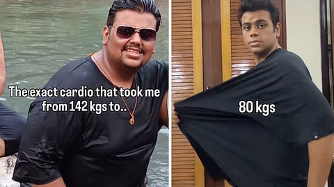 142 kg to 80 kg transformation