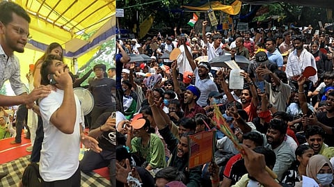 CJP Party Delhi Protest