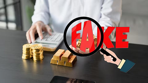 fake gold
