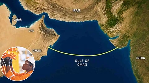 oman supply gas to india