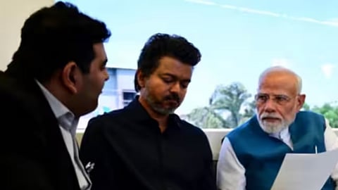 PM Modi Meets Vijay on Chennai Metro; Tamil Nadu Startup Founder Pitches Two AI Ideas in 90 Seconds