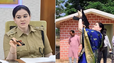 தசரா வழிபாட்டில் ஏகே-47 துப்பாக்கியால் சுட்ட பெண் ஐபிஎஸ் அதிகாரி! ஆதரவும் எதிர்ப்பும் கிளப்பிய சம்பவம்