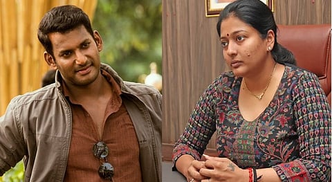 உங்களைப் பார்த்து பெண்கள் ஓடுகிறார்கள்... நடிகர் விஷால் மீது காயத்ரி ரகுராம் பாலியல் துன்புறுத்தல் புகார்!!