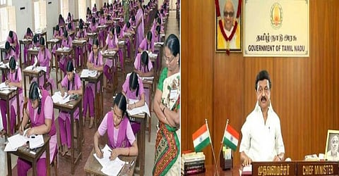 மாணவர்களின் நலன் கருதி +2 பொதுத்தேர்வு ரத்து செய்யப்படுவதாக முதலமைச்சர் மு.க.ஸ்டாலின் அறிவிப்பு