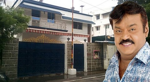 விஜயகாந்த் வீட்டுக்கு வெடிகுண்டு மிரட்டல்...