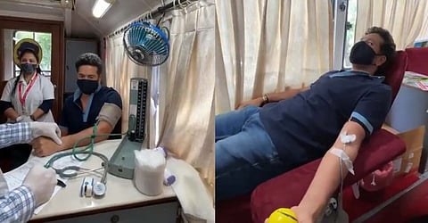 ரத்த தானம் செய்த கிரிக்கெட் கடவுள்!