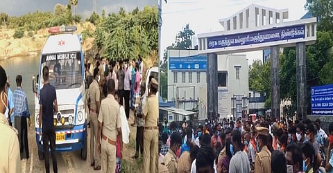 ஆற்றில் மூழ்கி ஒரே குடும்பத்தை சேர்ந்த 4 பேர் பலி: உடற்கூறு ஆய்வுக்கு லஞ்சம் கேட்ட மருத்துவமனை ஊழியர்கள்...