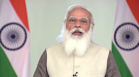 கொரோனாவிற்கு எதிரான போராட்டத்தில் தடுப்பூசி ஒன்றே தீர்வு: பிரதமர் மோடி பேச்சு