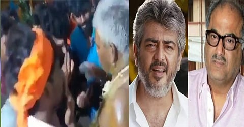 சாமி வந்தவரிடம் வலிமை அப்டேட் கேட்ட அஜித் ரசிகர்கள்: வீடியோ வைரல்