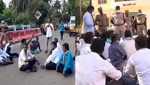பாஜகவை கண்டித்து சாகும் வரை உண்ணாவிரதப் போராட்டத்தை நடத்தும் விசிகவினர்.! இது தான் காரணமா?
