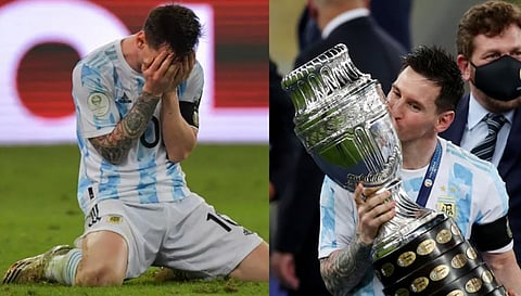 கோடிக்கணக்கானோரின் கண்ணீருக்கு காரணமான ஒற்றைக் கண்ணீர்..! எங்கும் மெஸ்ஸி, எதிலும் மெஸ்ஸி.!