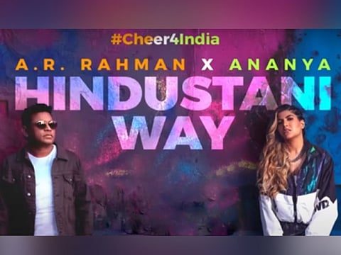 ஒலிம்பிக்கில் பங்கேற்கும் இந்திய வீரர்களை ஊக்கப்படுத்தி பாடல் அமைத்த ஏ.ஆர் ரஹ்மான்