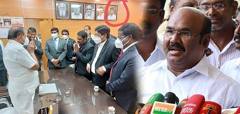 உதயநிதி போட்டோவை சாமி ரூமில் வைத்து பூஜை பண்ணட்டும்... போட்டோவை பார்த்து கடுப்பான ஜெயக்குமார்..!