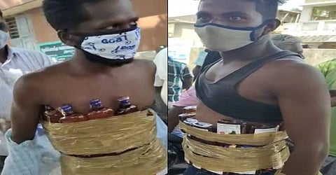 மதுபாட்டில் கடத்தியவர்கள் மீது நடவடிக்கை எடுக்காத மதுவிலக்கு போலீசார் 6 பேர் பணியிடை நீக்கம்!