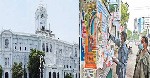 “க்ளீன் சென்னை… 67341 சுவரொட்டிகள் அகற்றம்” : பொது இடங்களில் போஸ்டர் ஒட்டினால் நடவடிக்கை!
