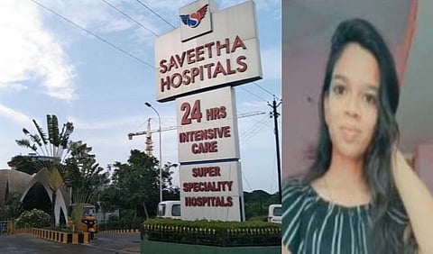 ஆசிரியர் திட்டியதால் மாடியில் இருந்து குதித்து தற்கொலை செய்த கல்லூரி மாணவி!