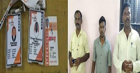 பணம் பறித்த மூன்று போலி நிருபர்கள் கைது!