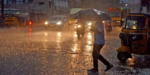 சென்னையில் பரவலாக பெய்த மழை!