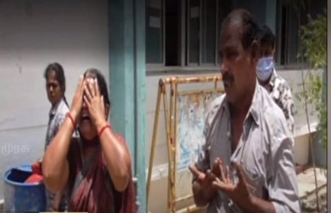 திண்டுக்கல் மாவட்ட ஆட்சியர் அலுவலகத்தில் பரபரப்பு... குத்தகை பணத்தை மீட்டு தரக்கோரி தீக்குளிக்க முயற்சி...