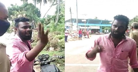 எங்ககிட்ட 4 எம்எல்ஏ இருக்காங்க.. மாஸ்க் போடலனா என்ன வண்டியை நிறுத்துவீங்களா: போலீசாரிடம் வாக்குவாதம் செய்த விசிக வழக்கறிஞர்...