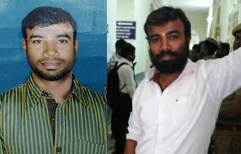 என்கவுண்டர் பயத்தால் திருந்தி வாழ விரும்புவதாக கூறி காவல் ஆணையர் அலுவலகத்தில் மனு கொடுத்த பிரபல ரவுடி கல்வெட்டு ரவி...