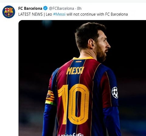 இனி இந்த அணிக்காக விளையாடமாட்டார் மெஸ்ஸி!