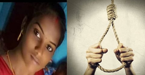 திருமணமான இளம்பெண் தூக்கிட்டு தற்கொலை!