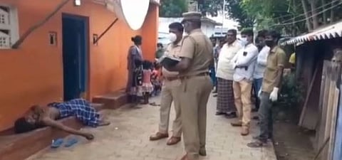 திண்ணையில் தூங்கியவர் தலைமீது கல்லைப்போட்டு கொலை... ஆம்பூர் அருகே அதிர்ச்சி...