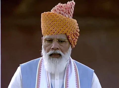இன்னும் சிறிது காலத்தில் மிகப்பெரிய திட்டம் வரப்போகிறது... சுதந்திர தின விழாவில் பிரதமர் மோடி உரை...